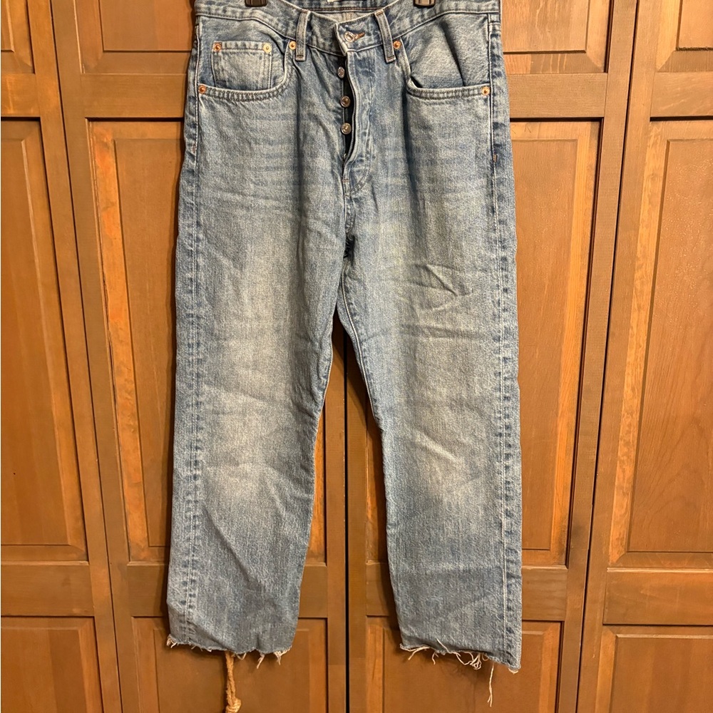 MNG Distressed Blue Jeans